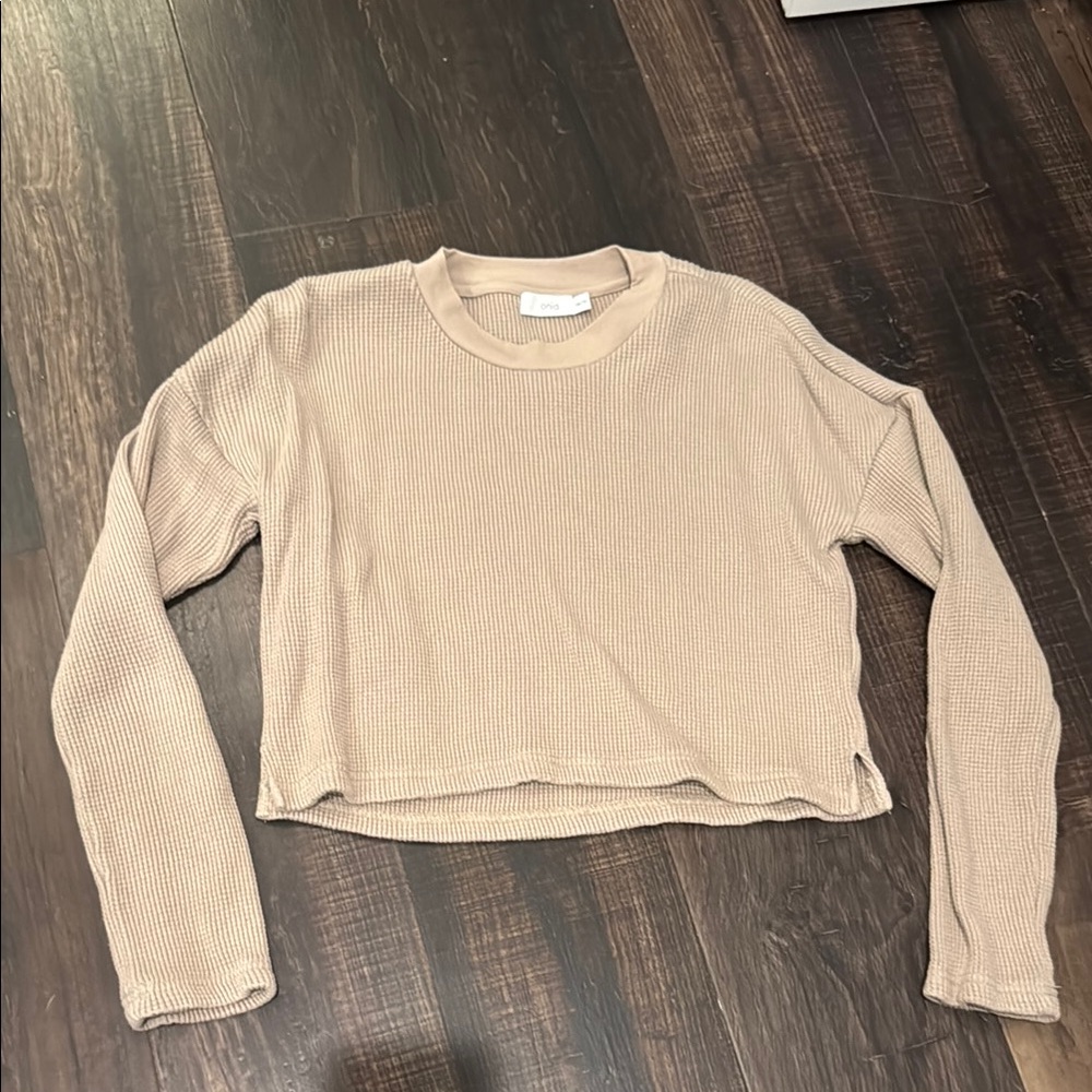Onia Women's Beige Long Sleeve Top